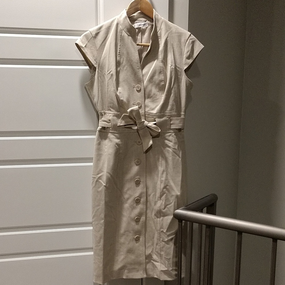 Calvin Klein cap sleeve dress